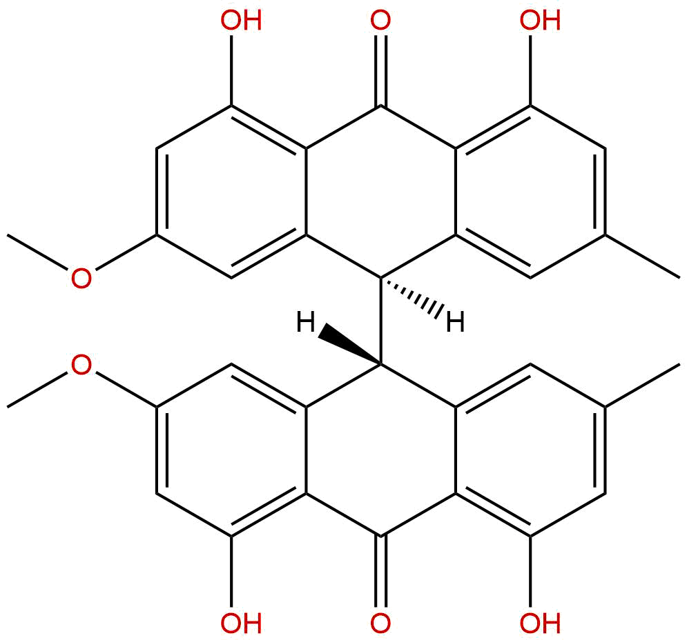 反式-大黄素甲醚二蒽酮