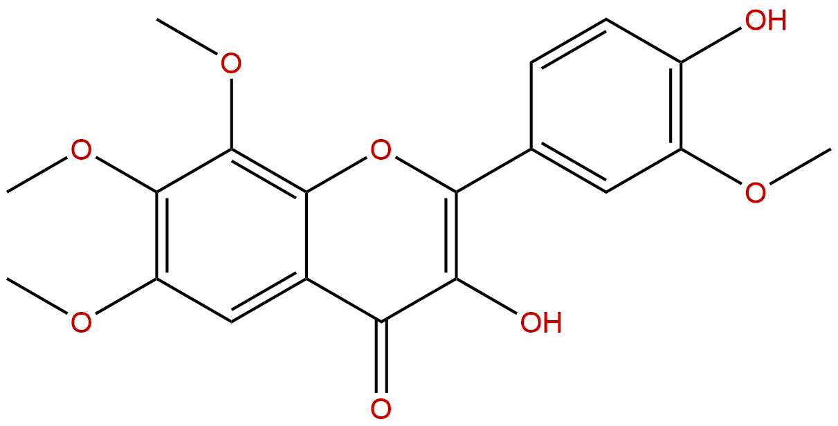 4'-羟基-6,7,8,3'-四甲氧基黄酮醇