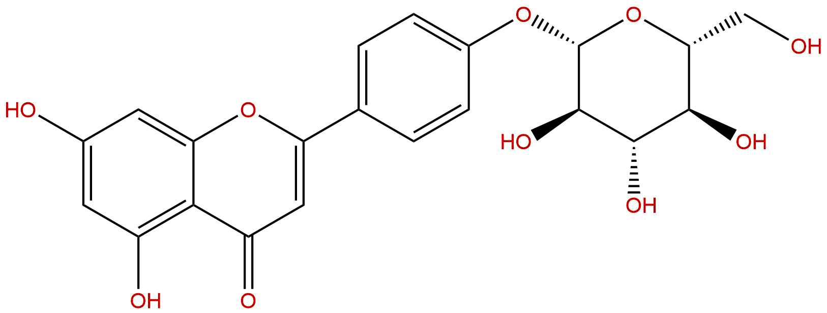 芹菜素-4'-O-β-D-吡喃葡萄糖苷