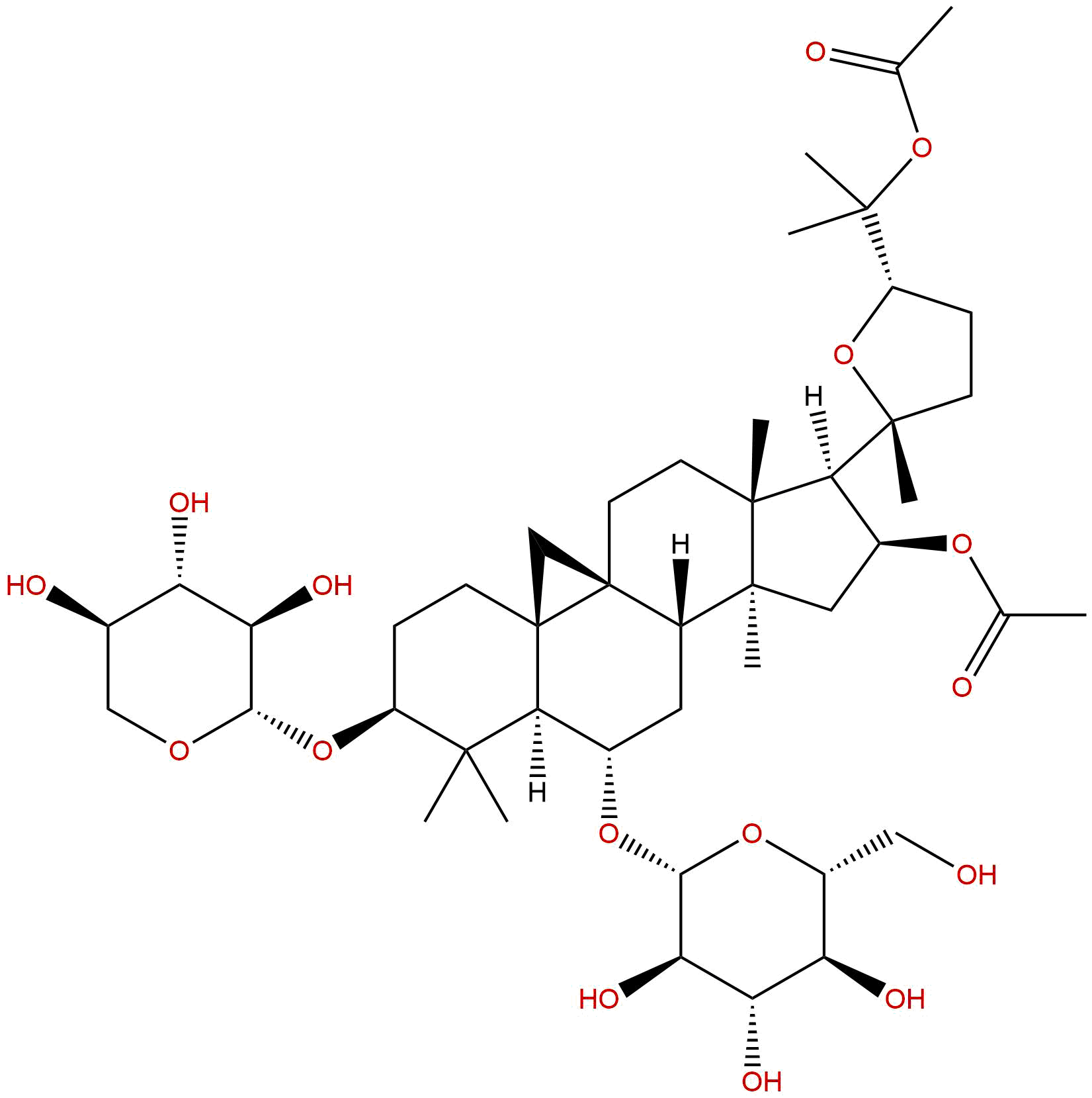 黄芪甲苷-16,25-二乙酸酯