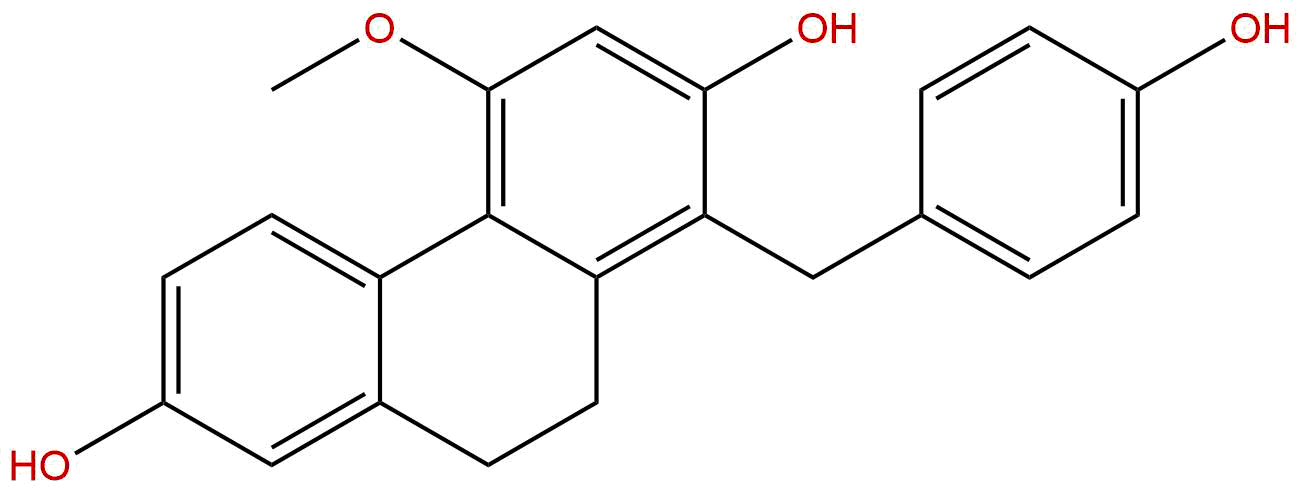 1-(4-羟苄基)-4-甲氧基-9,10-二氢菲-2,7-二醇