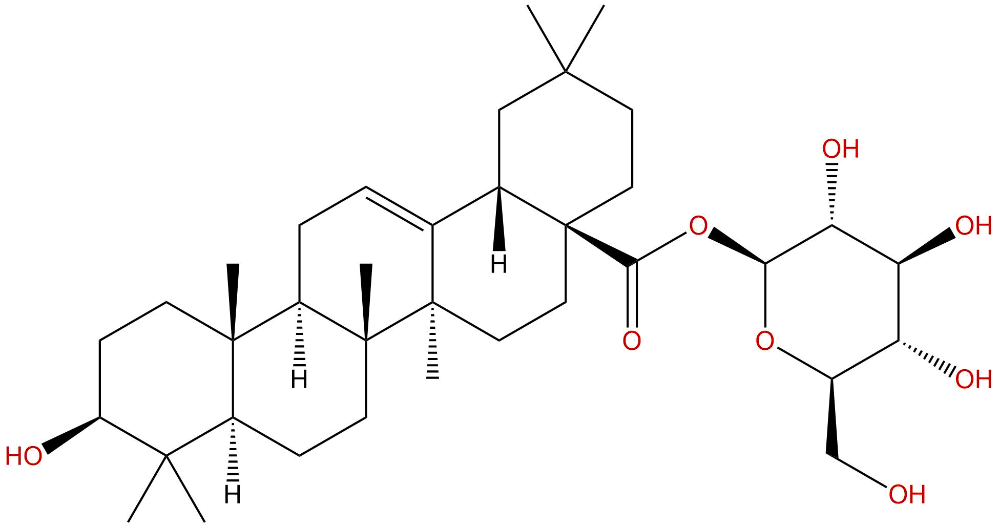 齐墩果酸葡萄糖酯
