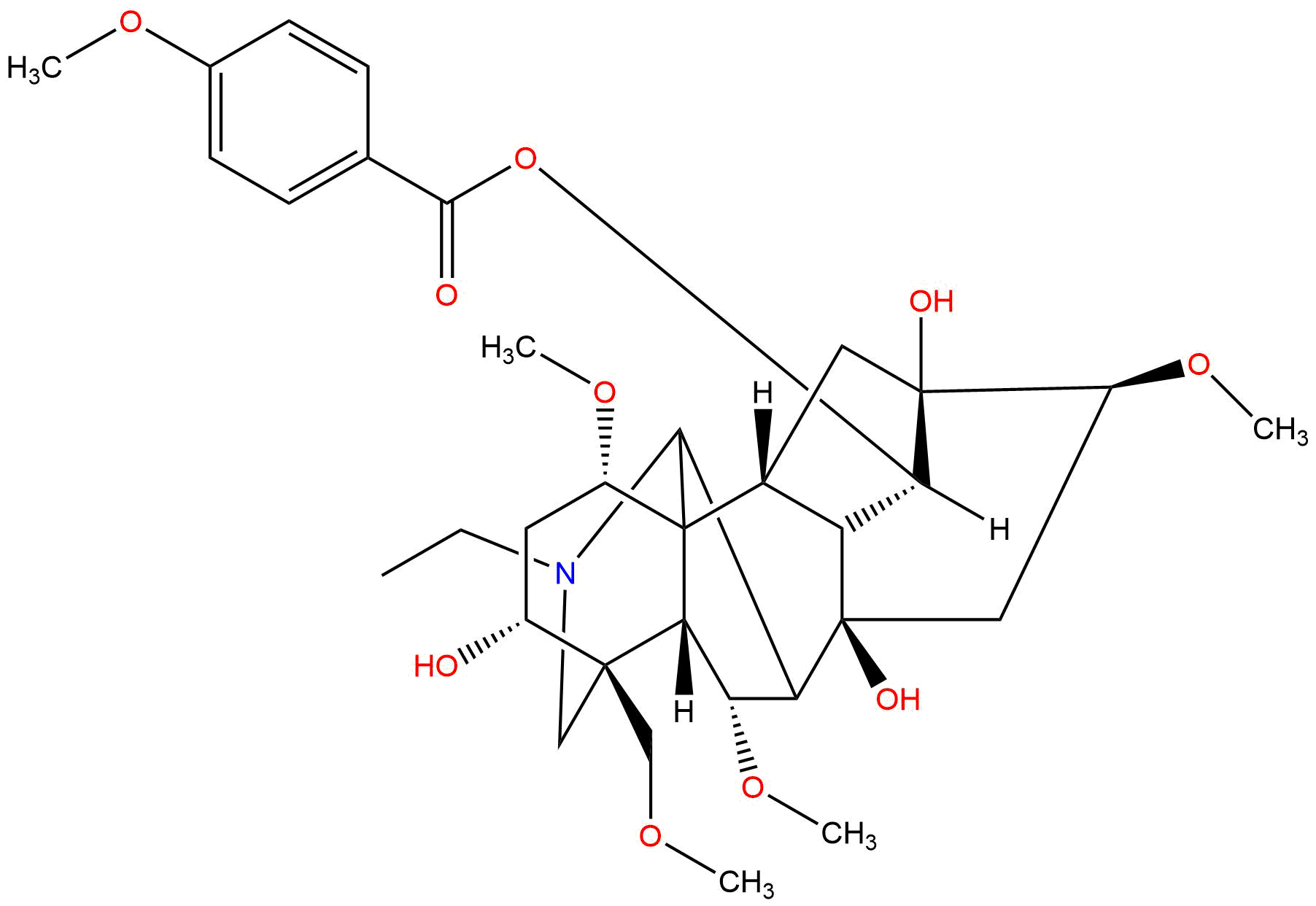 8-去乙酰基滇乌头碱