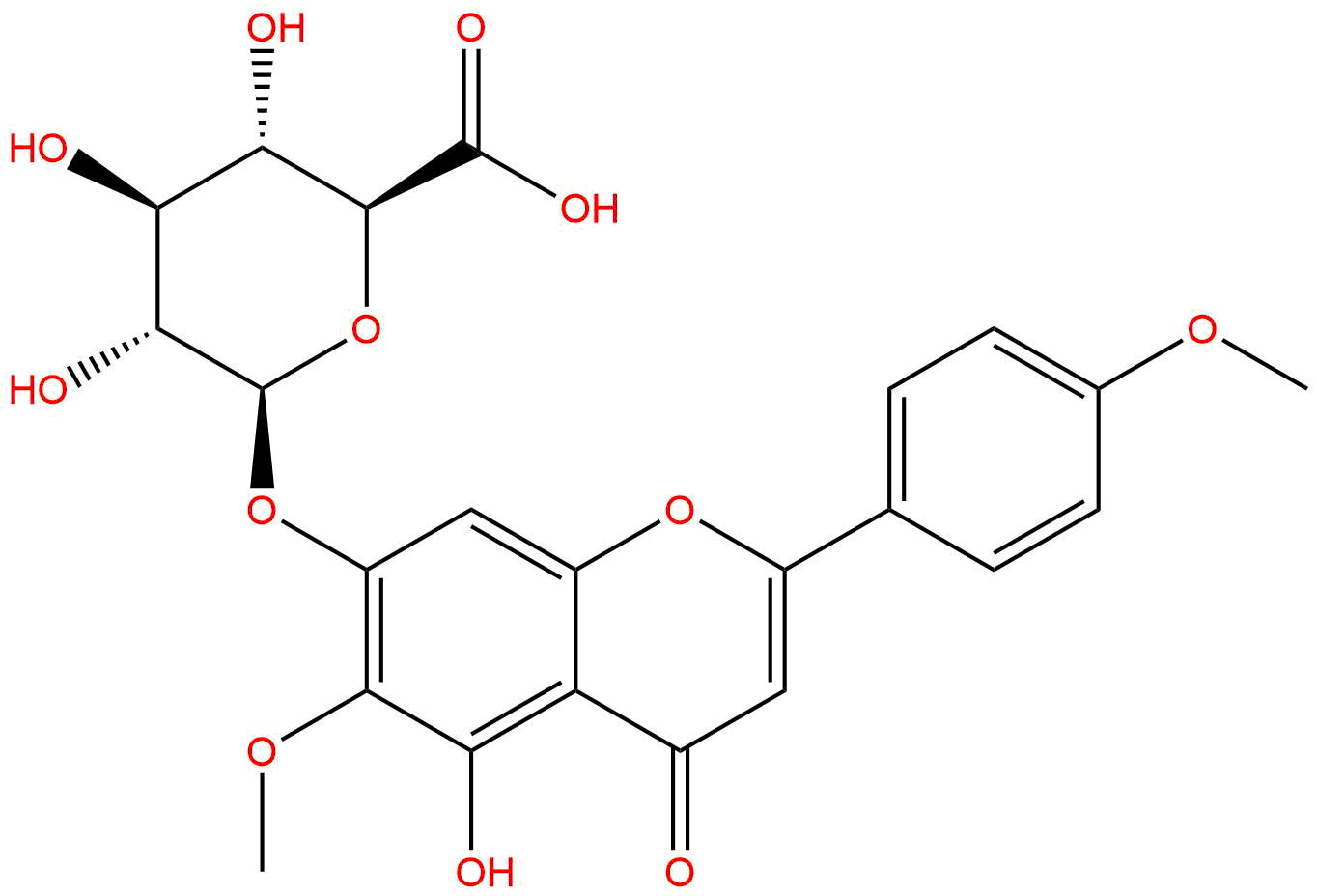 柳穿鱼黄素-7-O-葡萄糖醛酸苷