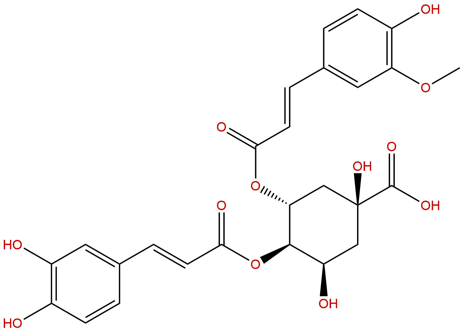 3-阿魏酰-4-咖啡酰奎宁酸