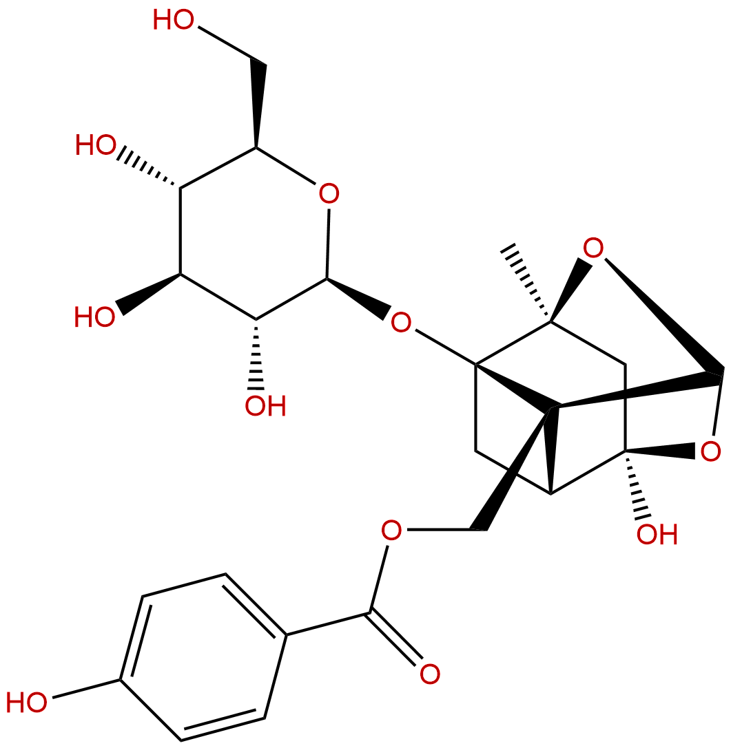 芍药苷结构式图片