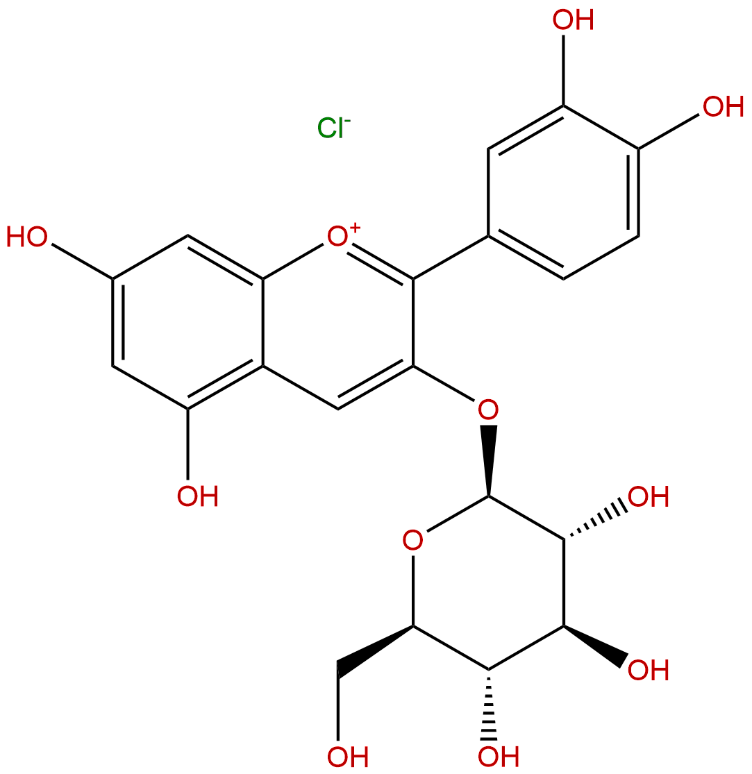 氯化矢车菊素-3-葡萄糖苷