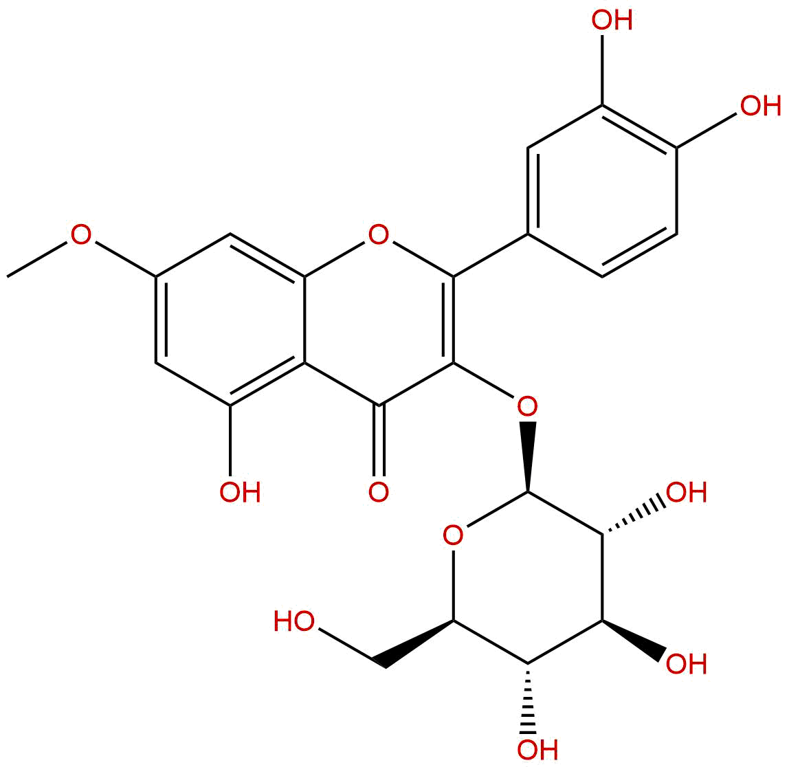 鼠李素-3-O-葡萄糖苷