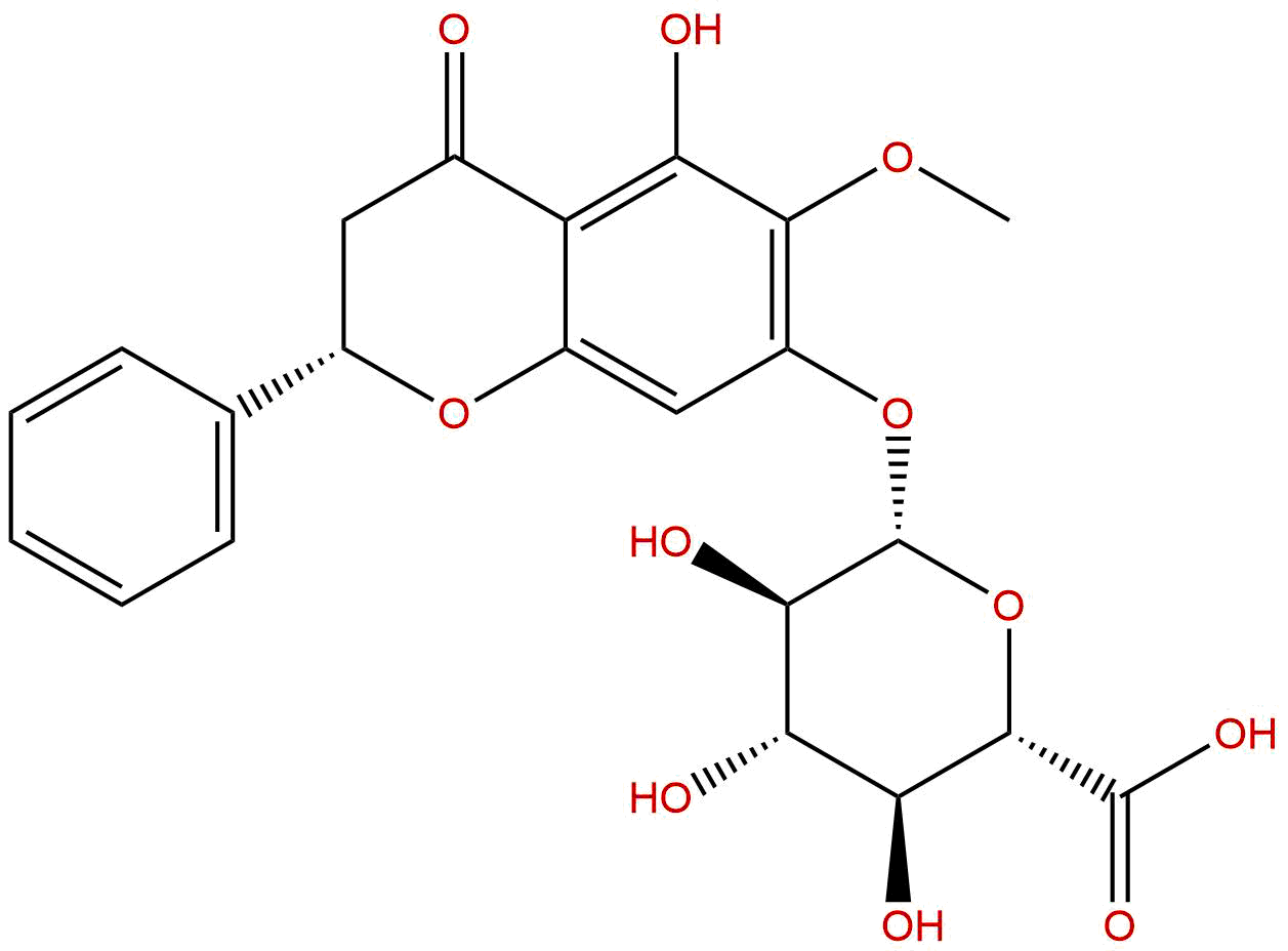 二氢木蝴蝶素A 7-O-β-D-葡萄糖醛酸苷