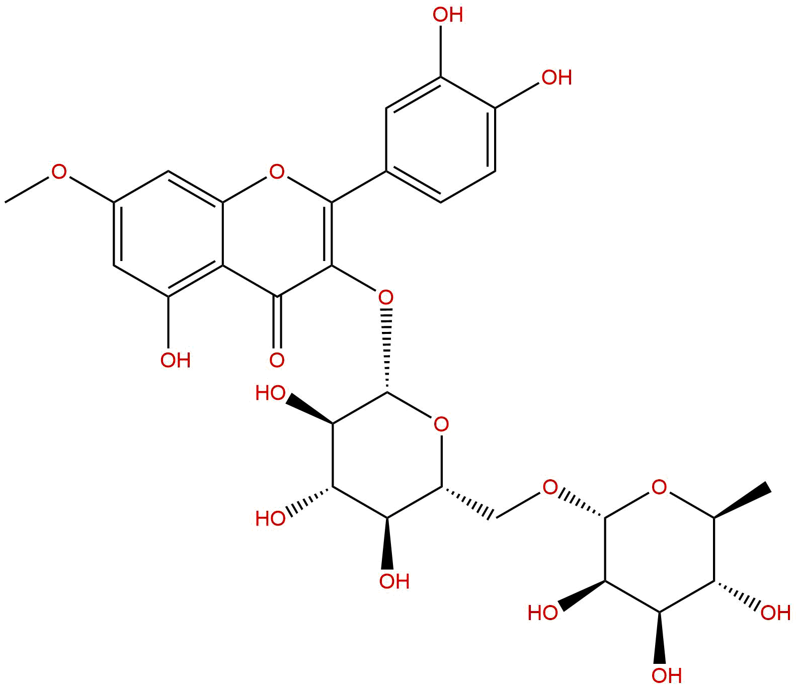 鼠李素-3-芸香糖苷