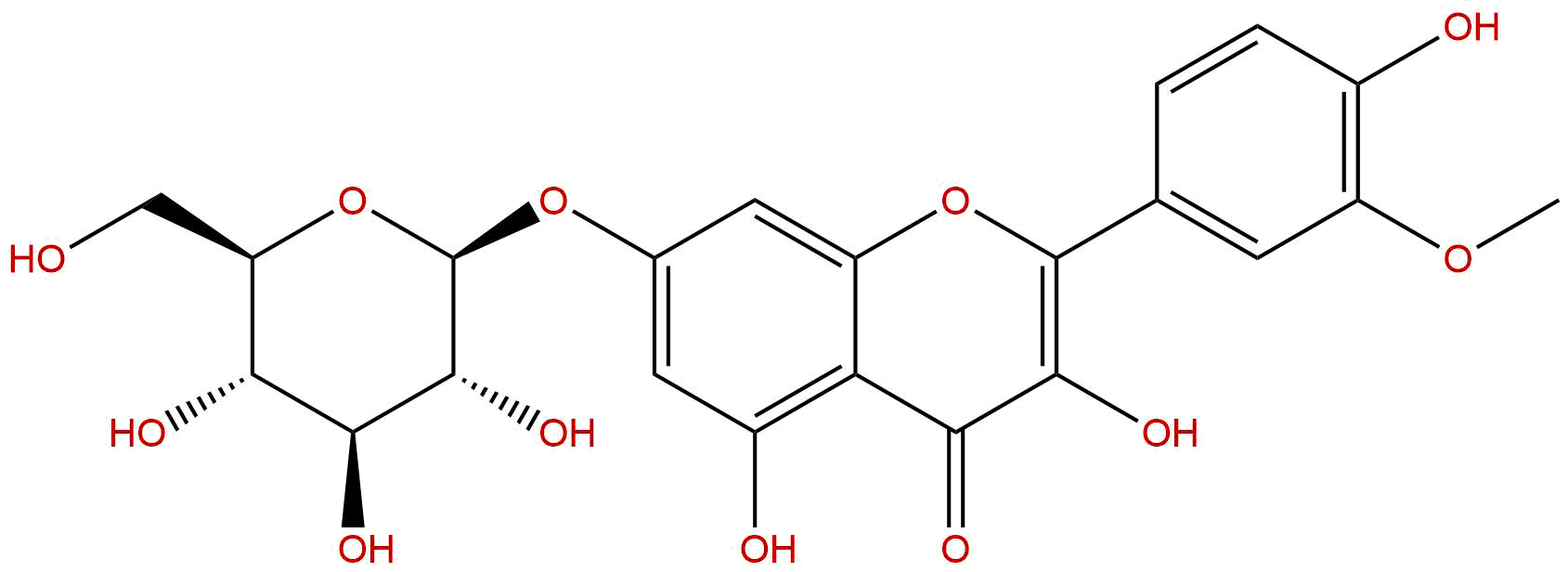 异鼠李素-7-O-β-D-葡萄糖苷